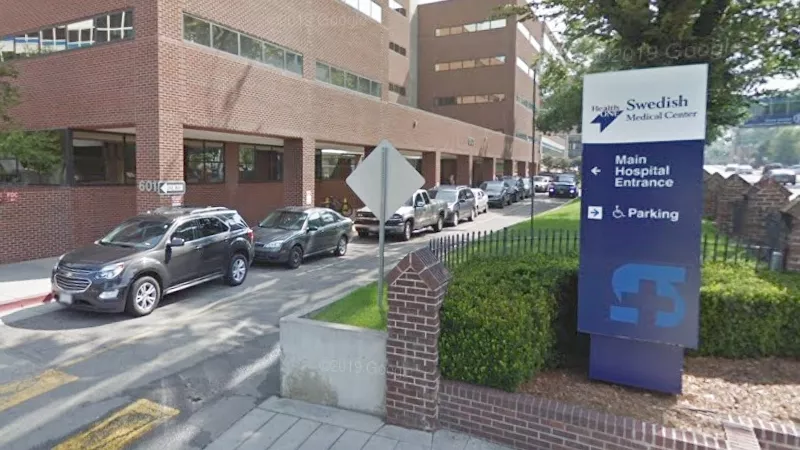 Image: Outside Swedish Medical Center in Englewood.