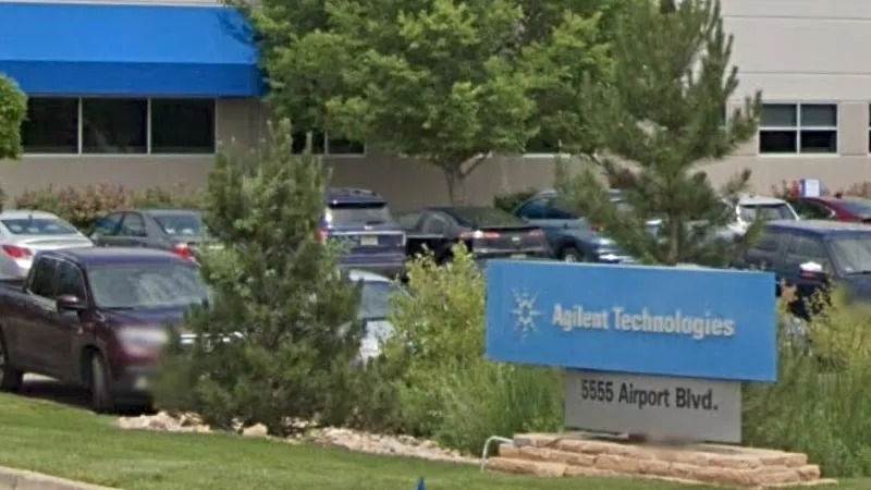 Image: Agilent Technologies, 5555 Airport Boulevard in Boulder, has been declared a COVID-19 outbreaks site based on 45 staff cases.