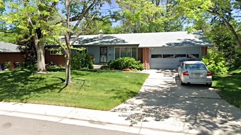 Image: The five-bedroom, three-bathroom, 2,956 square-foot home at 3553 South Grape Street is listed at $745,000, slightly above the new average price for a detached house in metro Denver.