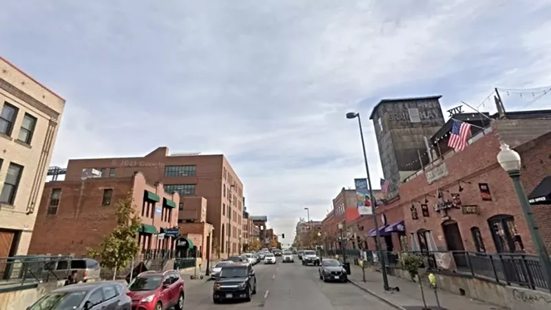 Image: A look down Blake Street.