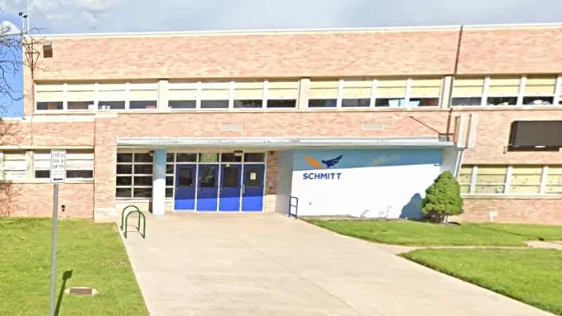 Image: Schmitt Elementary, at 1820 South Vallejo Street, is one of five Denver Public Schools marked for closure in the latest plan.