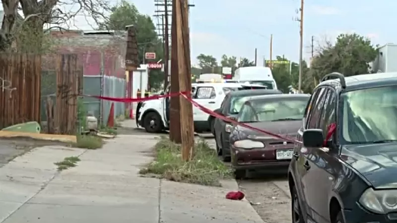 Image: The scene after a fatal stabbing along the 4800 block of North Washington Street on July 30.
