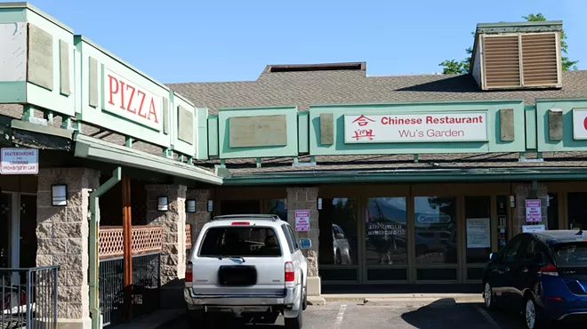 outside of chinese restaurant.