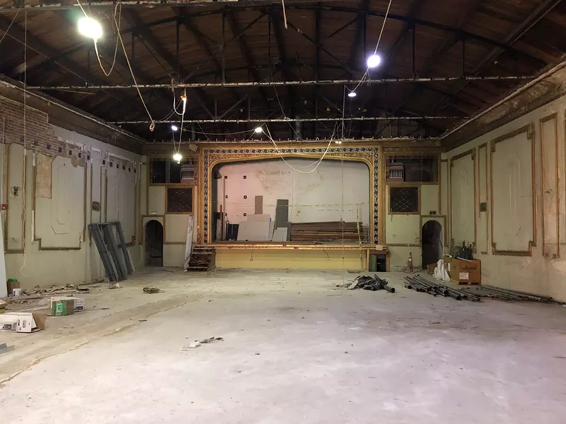 Image: The interior of the Yates Theater.