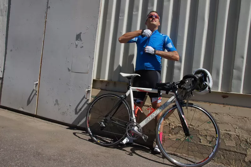 Image: Yawpers frontman Nate Cook starts a 700-cycling trek for charity on Sunday, September 20.