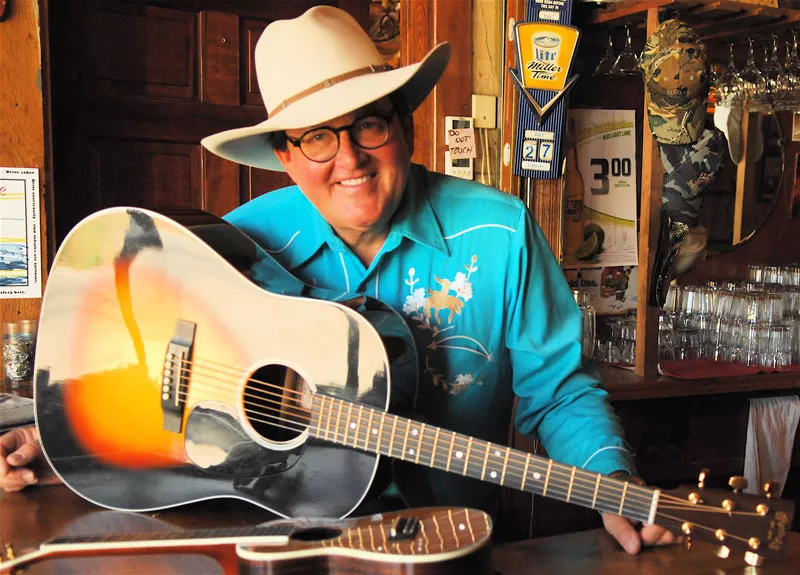 Image: Jim Salestrom has been serenading the city during Honoring the Legacy.