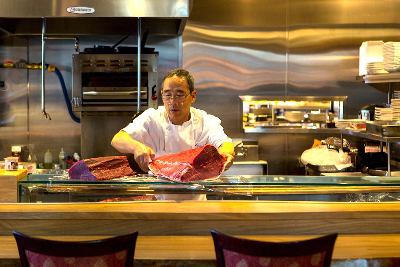 Toshi Kizaki and his brother, Yasu, founded Sushi Den in 1984.