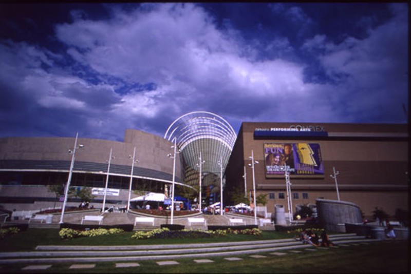 The Denver Performing Arts Complex, the largest collection of arts venues under one roof in the country.