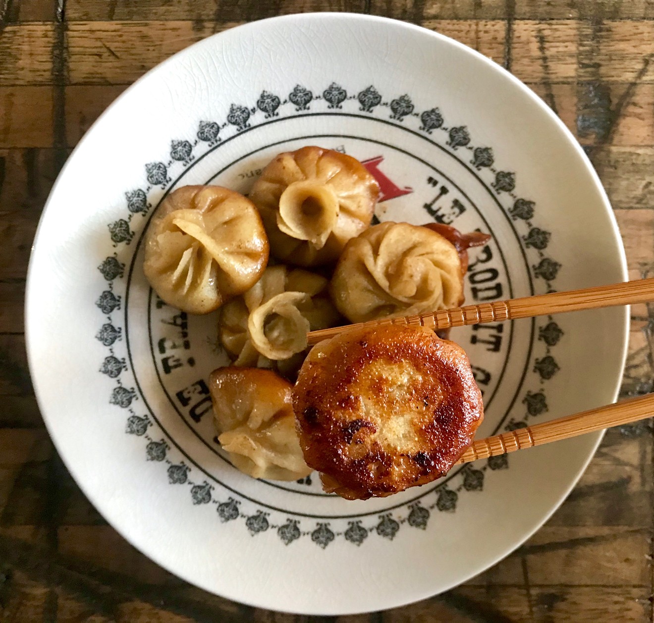 These eggplant dumplings are waiting for you at Yuan Wonton.