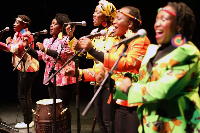 Image: Nobuntu, an all-female a cappella group from Zimbabwe, is on a mission to spread a message of peace and love, and to introduce the world to a type of vocal music called "mbube."