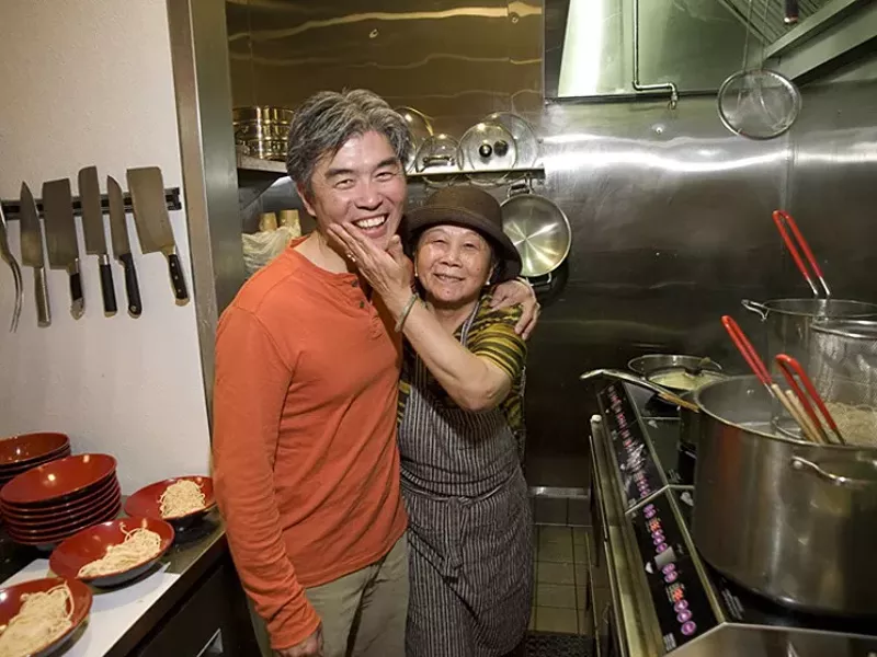 Image: Edwin Zoe, left, plans a full-service Pacific Rim restaurant.